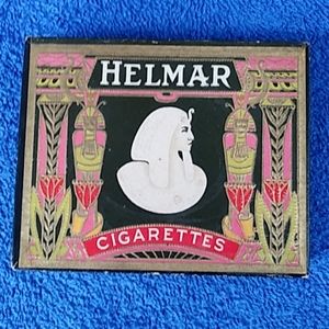 Antique 1910 - 1920 Helmar cigarette box